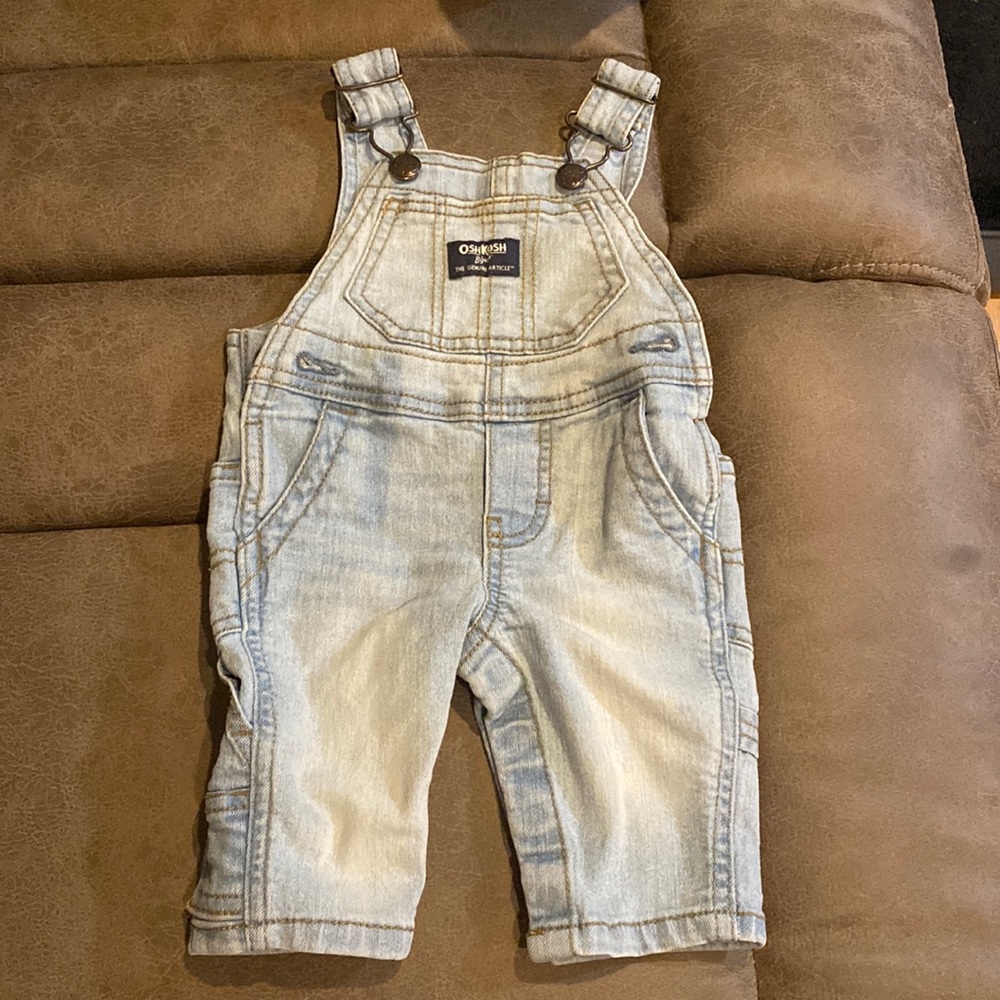 3months overalls light wash